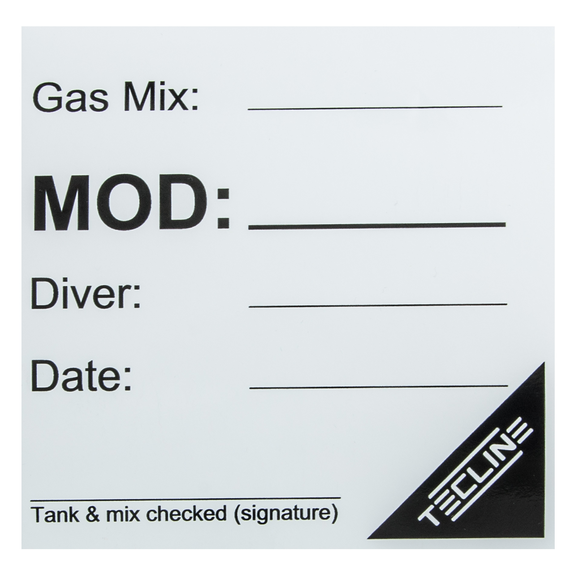 Information sticker MOD, 12,5 x 12,5 cm (eng. ver.)