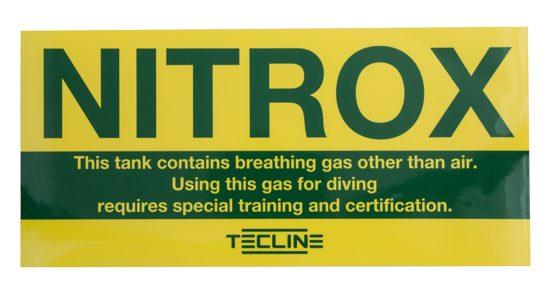 Sticker NITROX 14 x 30 cm (eng. ver.)