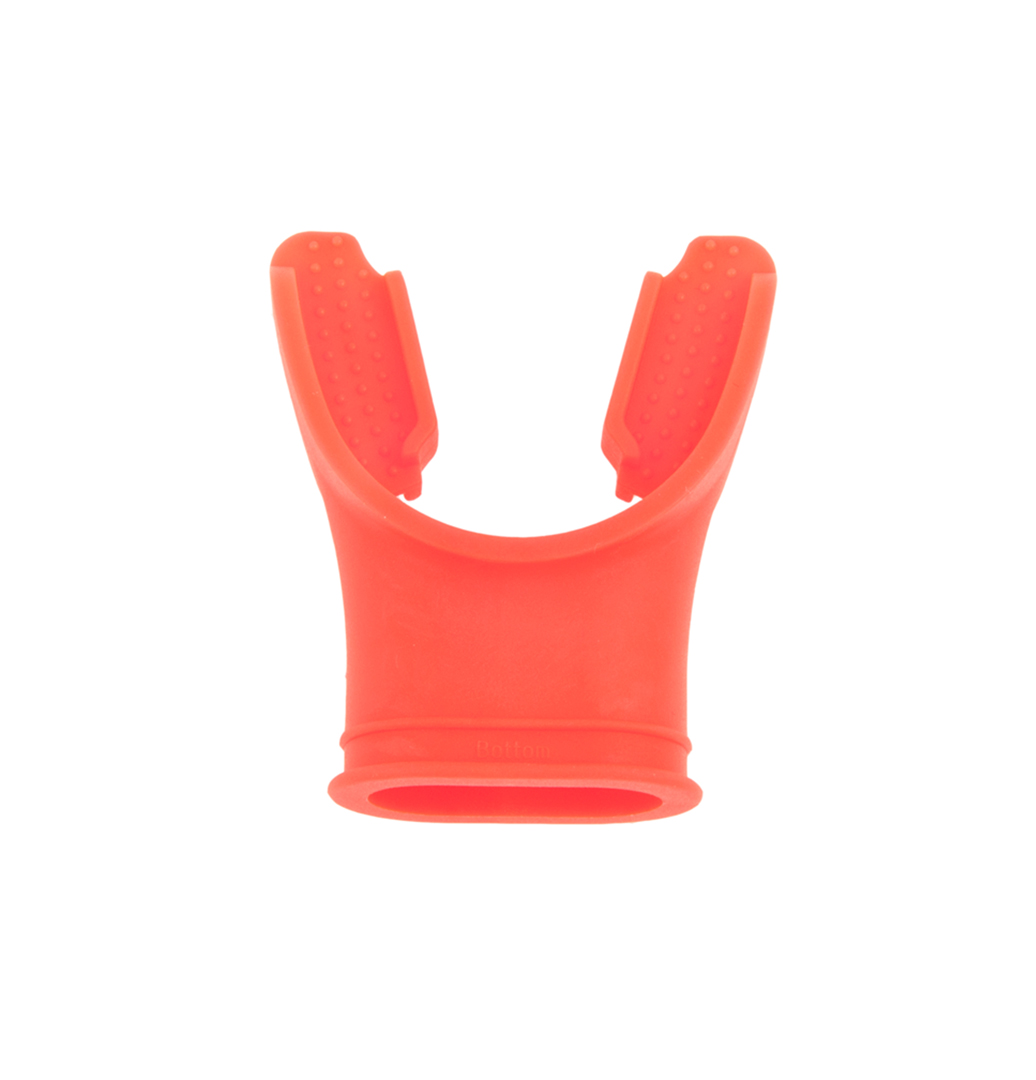 Mouthpiece for regulator, long - orange