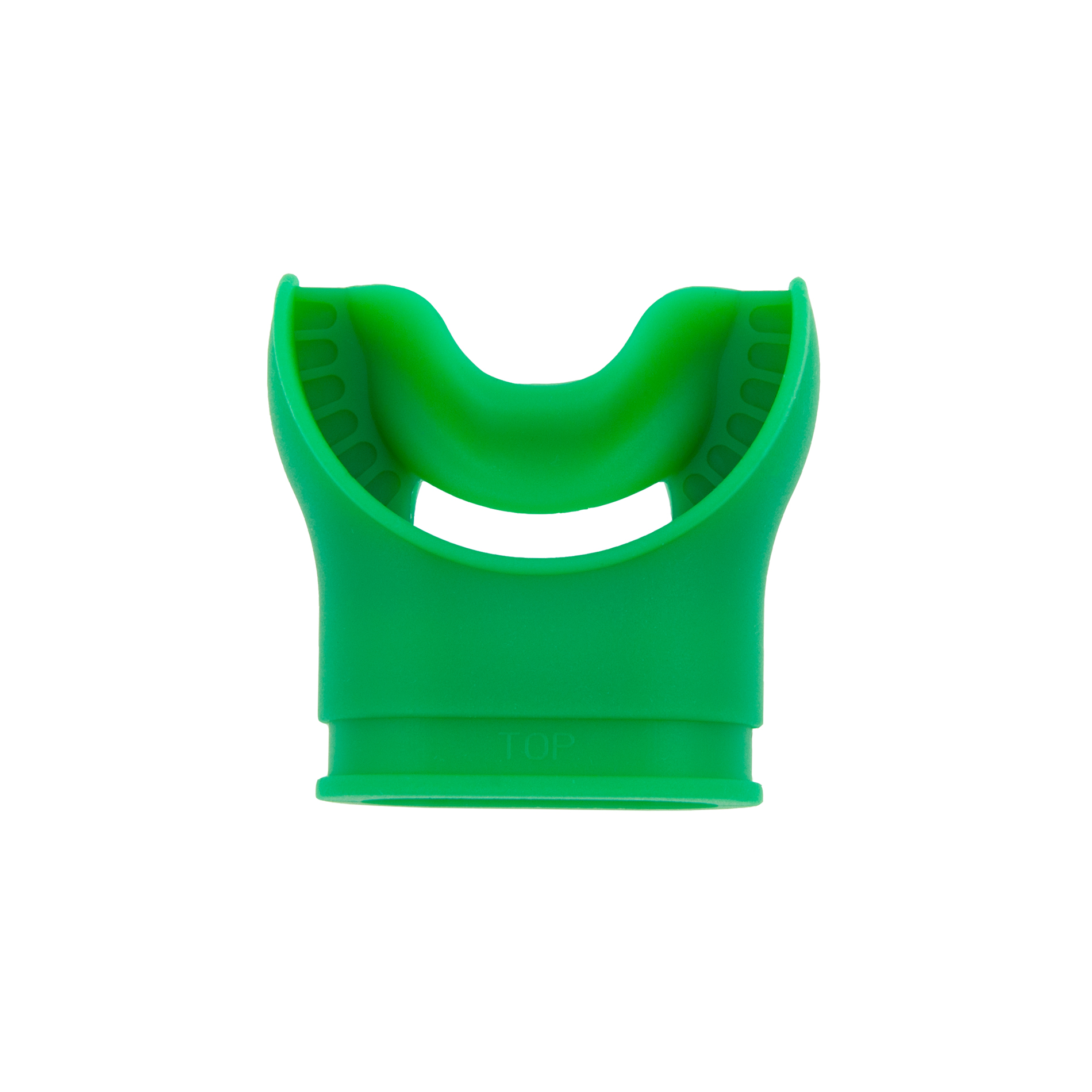 Mouthpiece for regulator, anatomic S/M - green