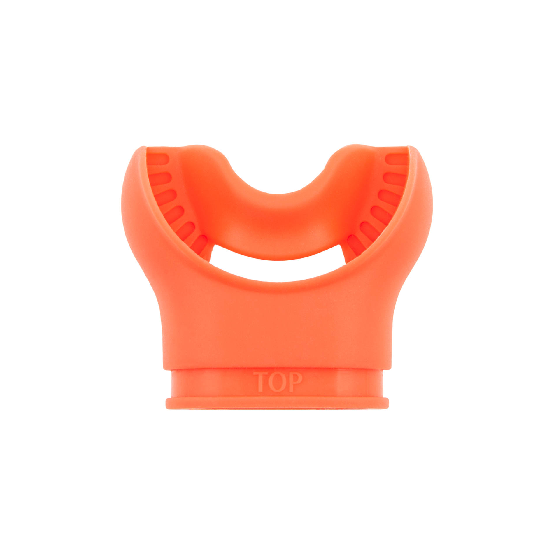 Mouthpiece for regulator, anatomic M/L - orange