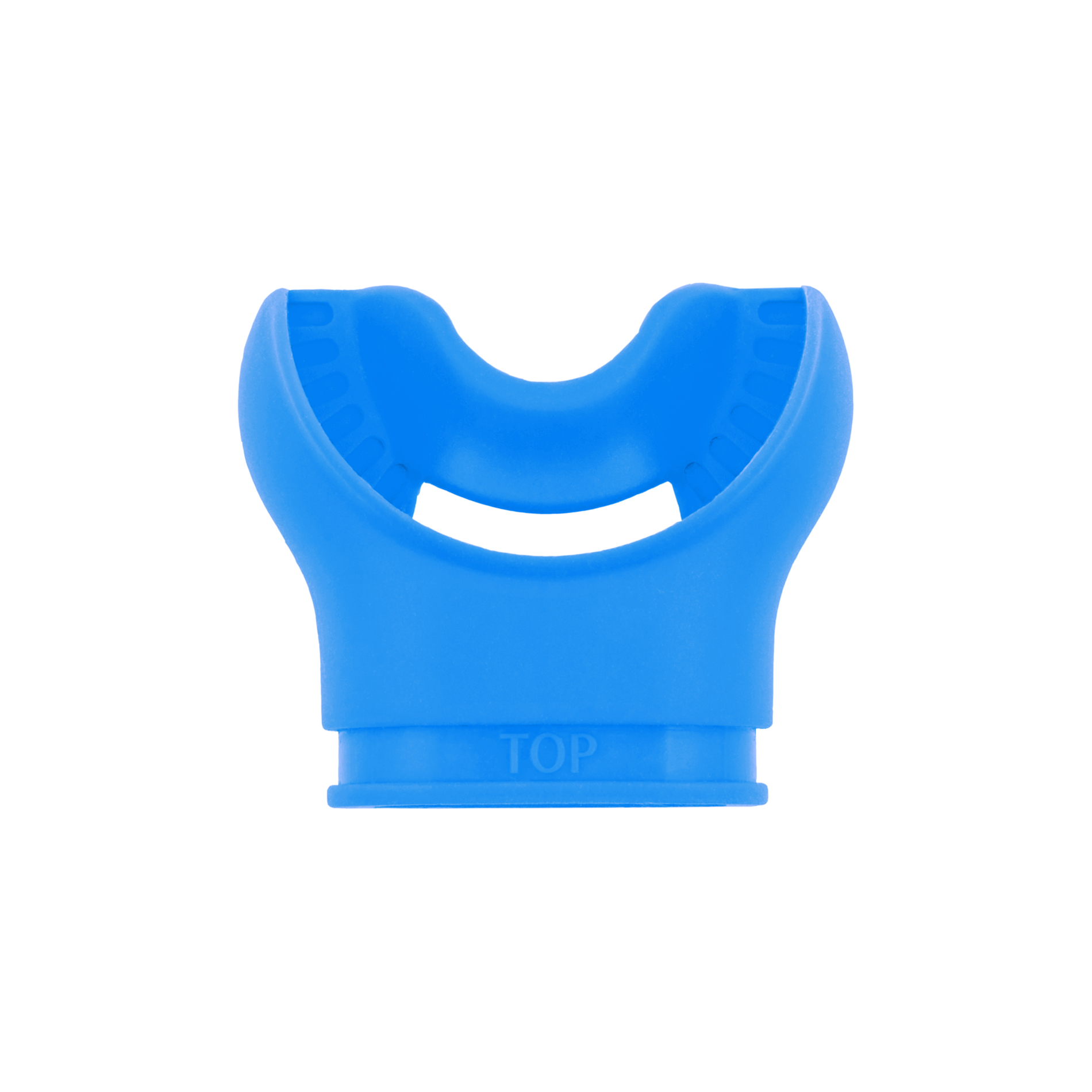 Mouthpiece for regulator, anatomic M/L - blue