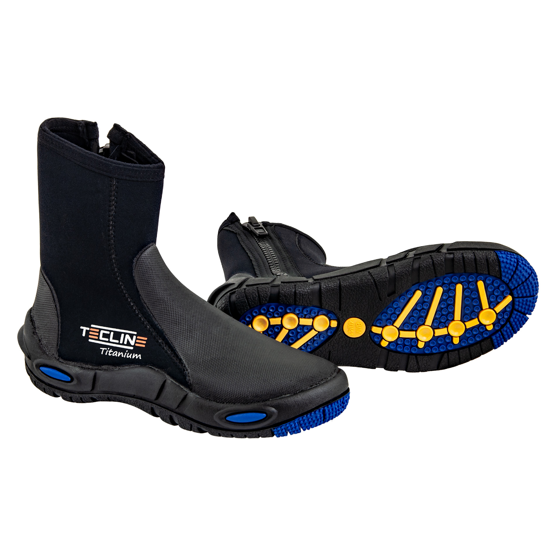 Boots neoprene Tecline Comfort-Titanium 7 mm (42) M/L