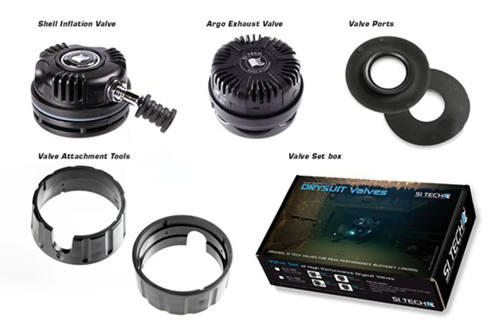 Valve set Argo/Shell (large guide ridge, Int´l) 11335/25210