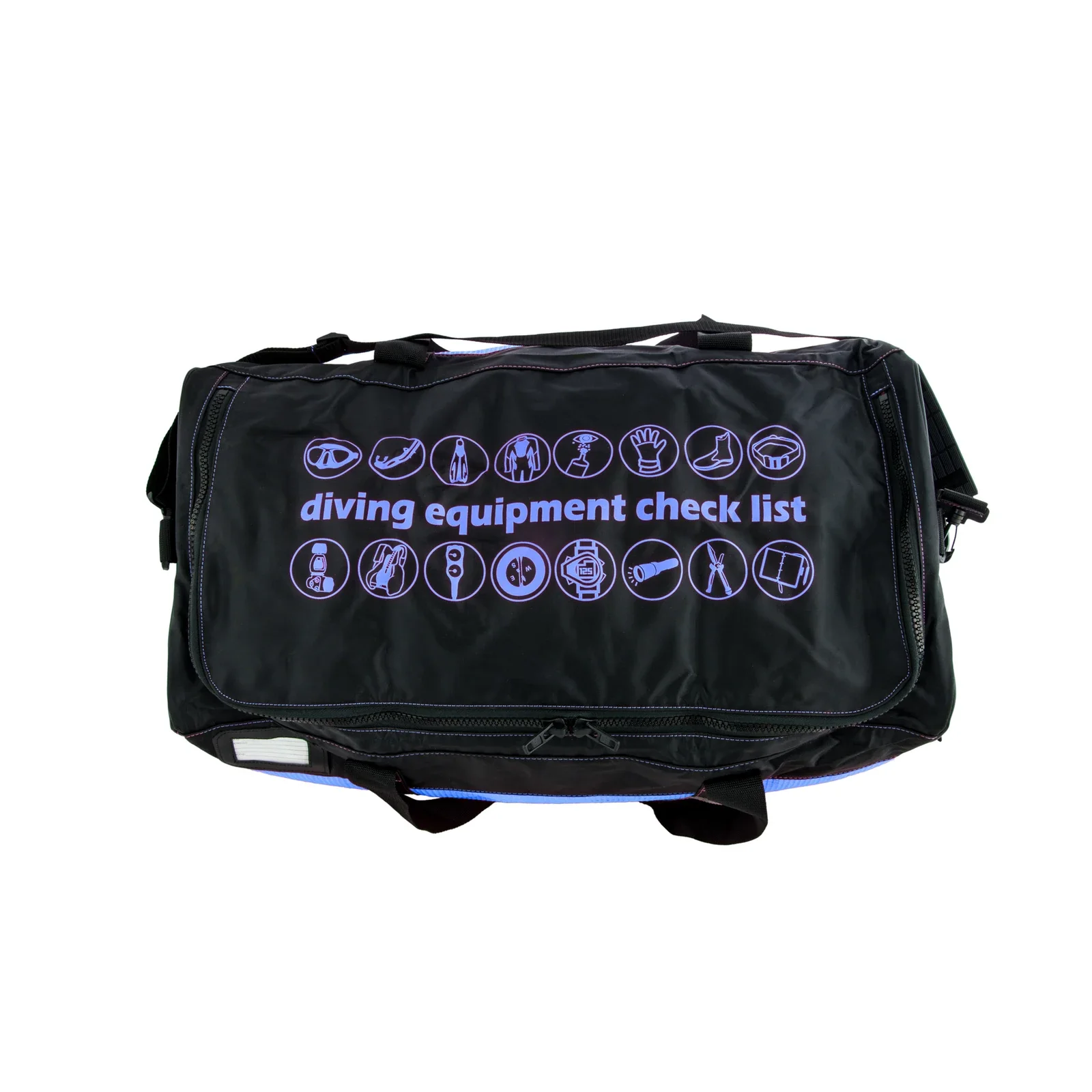 Bolsa de malla (72 × 40 × 37 cm), azul