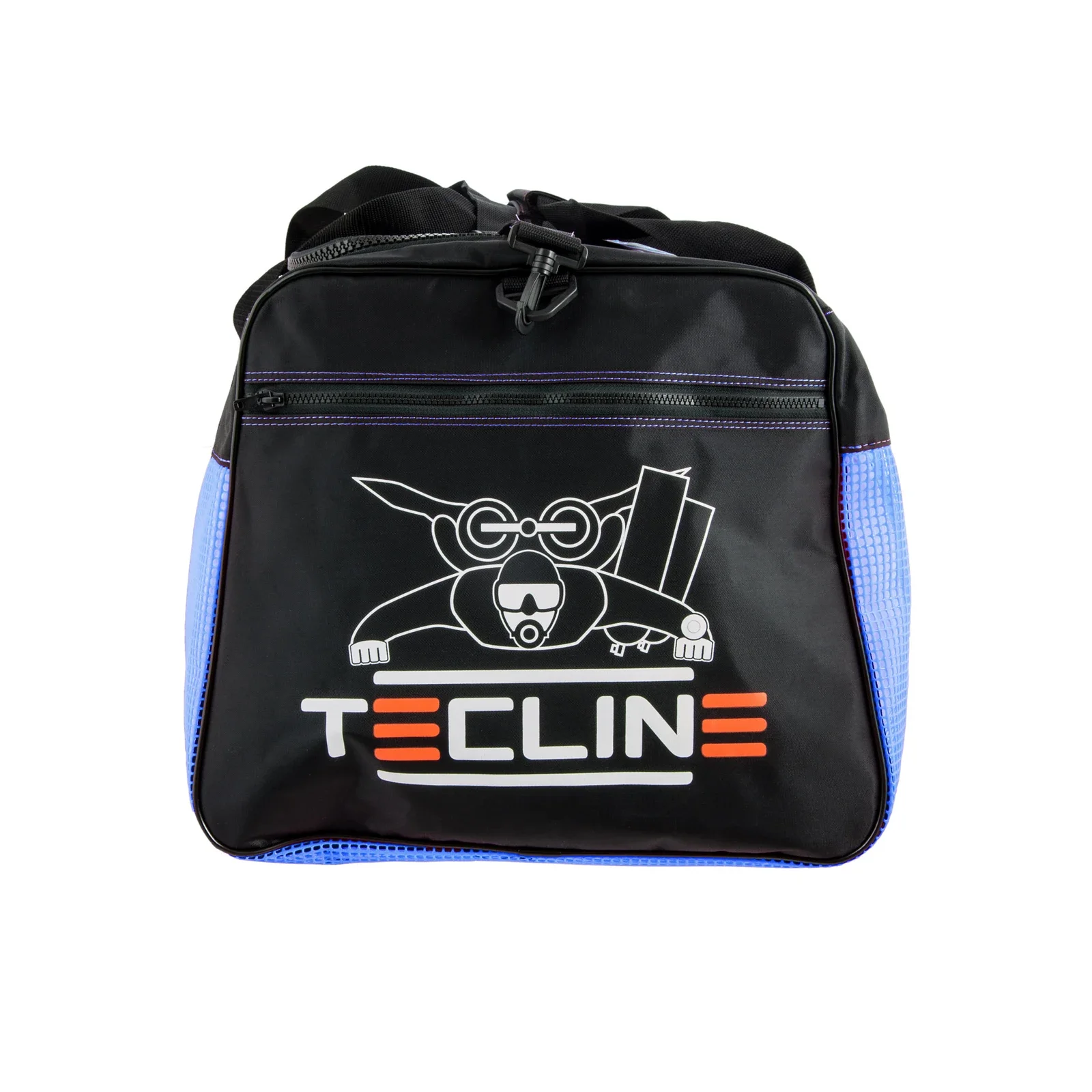 Bolsa de malla (72 × 40 × 37 cm), azul